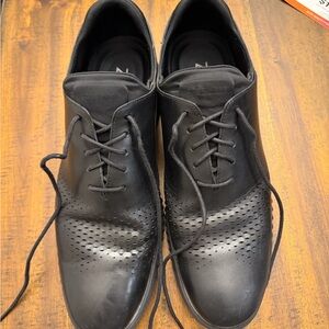 Cole Haan Men's Perforated Black Oxfords